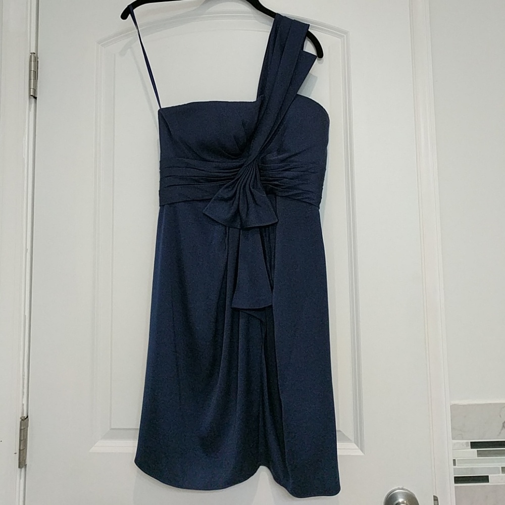 Navy cocktail dress